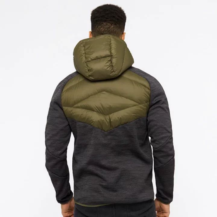 【XL】新品/PUMA/プーマ/パワーウォームハイブリッド 600 メンズ 異素材MIX ダウンジャケット/ダウン/防寒/保温/オリーブ/USサイズ PUMA メンズ 0 N78988399 V86132144 ウォームホワイト&frasl;デザートダスト[2952_4]