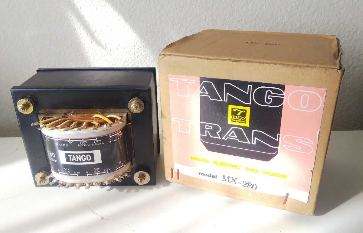 TANGO 真空管 アンプ 電源トランス MX-280 hirata electric eng 平田