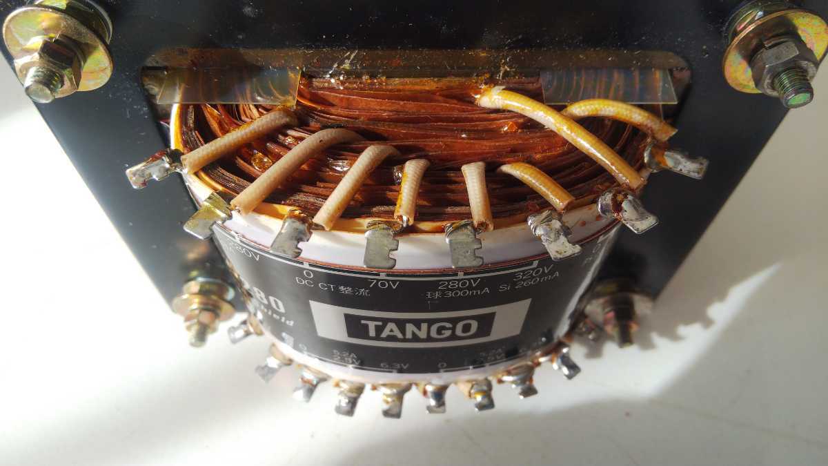 TANGO 真空管 アンプ 電源トランス MX-280 hirata electric eng 平田