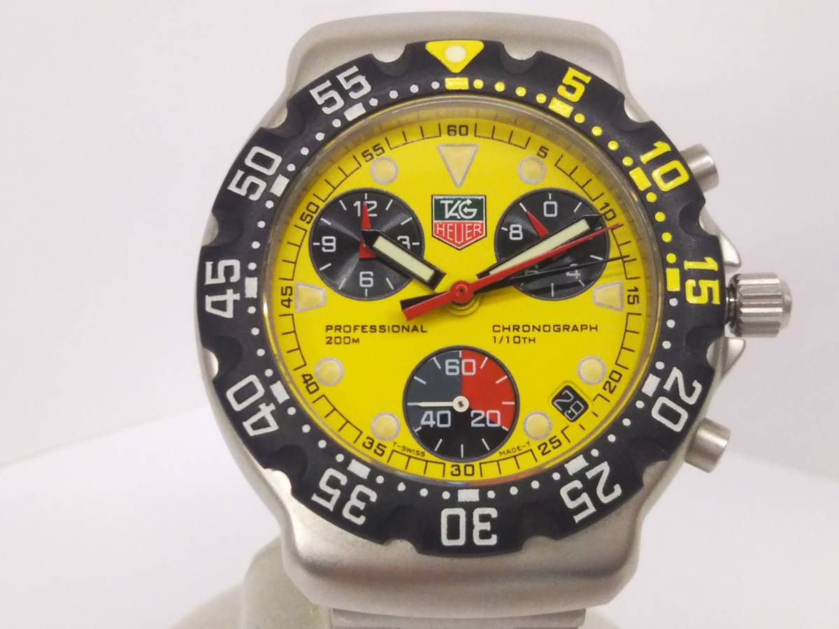 ジャンク TAG HEUER タグホイヤー フォーミュラ1 CA1213 WH8320 クロノ 