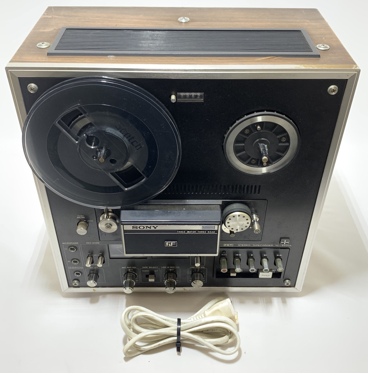 大人気，お得 極上 SONY ソニー TC-9400A オープンリール デッキ テープ コーダー 3ヘッド 3モーター 50Hz F&Fヘッド ステレオ(オープンリールデッキ)｜売買されたオークション情報、yahooの商品情報をアーカ オープンリールデッキ