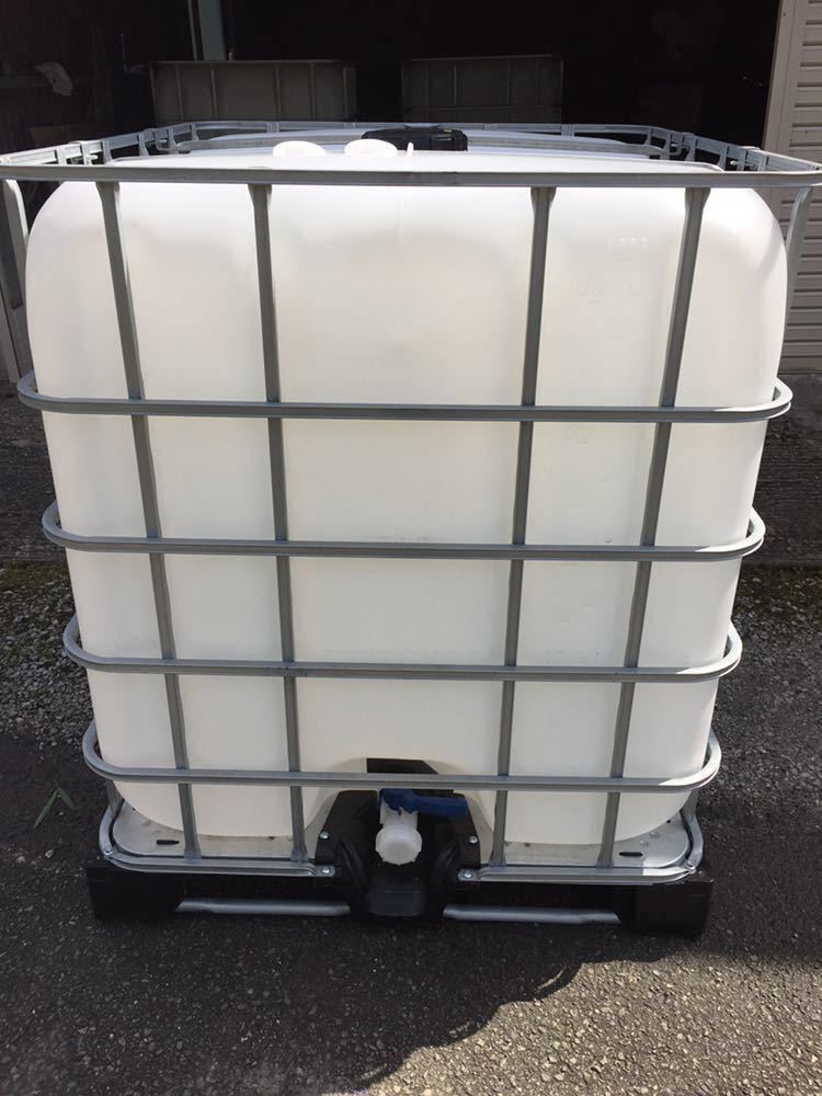 岡山 発 水 タンク IBC 美品 1000 l リットル 貯水 給水 散水 農家 