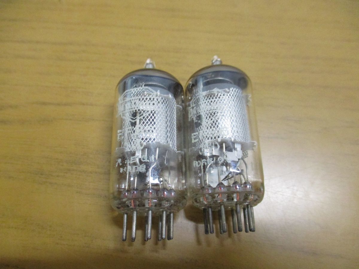 △01)Mullard EF86 真空管2本セット/BVA/ムラード/オーディオ機器