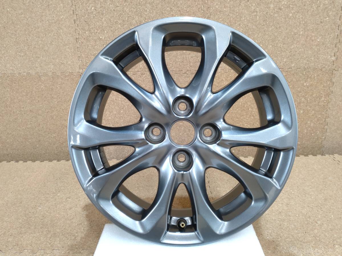 デミオ マツダ 純正 ホイール MAZDA DJ3FS - ガンメタ アルミ ホイール 