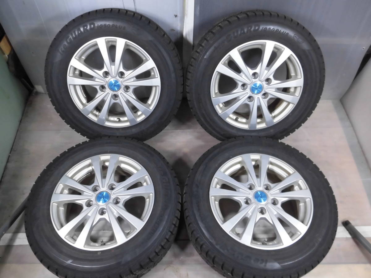 ★2022年 初売り ☆!スタッドレス！195/65R15 15×6J 5/114.3 +43 ハブ径約74mm 4本セット プリウス ノア/ヴォクシー セレナ カローラ など