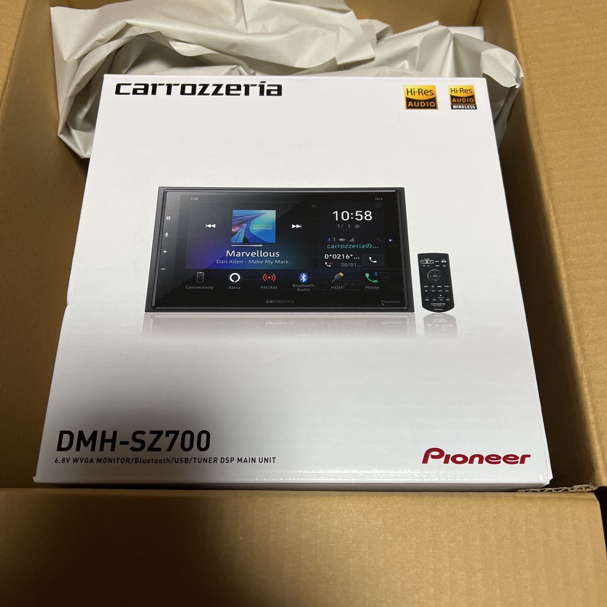 carrozzeria カロッツェリア DMH-SZ700 6.8型 2DIN Bluetooth 