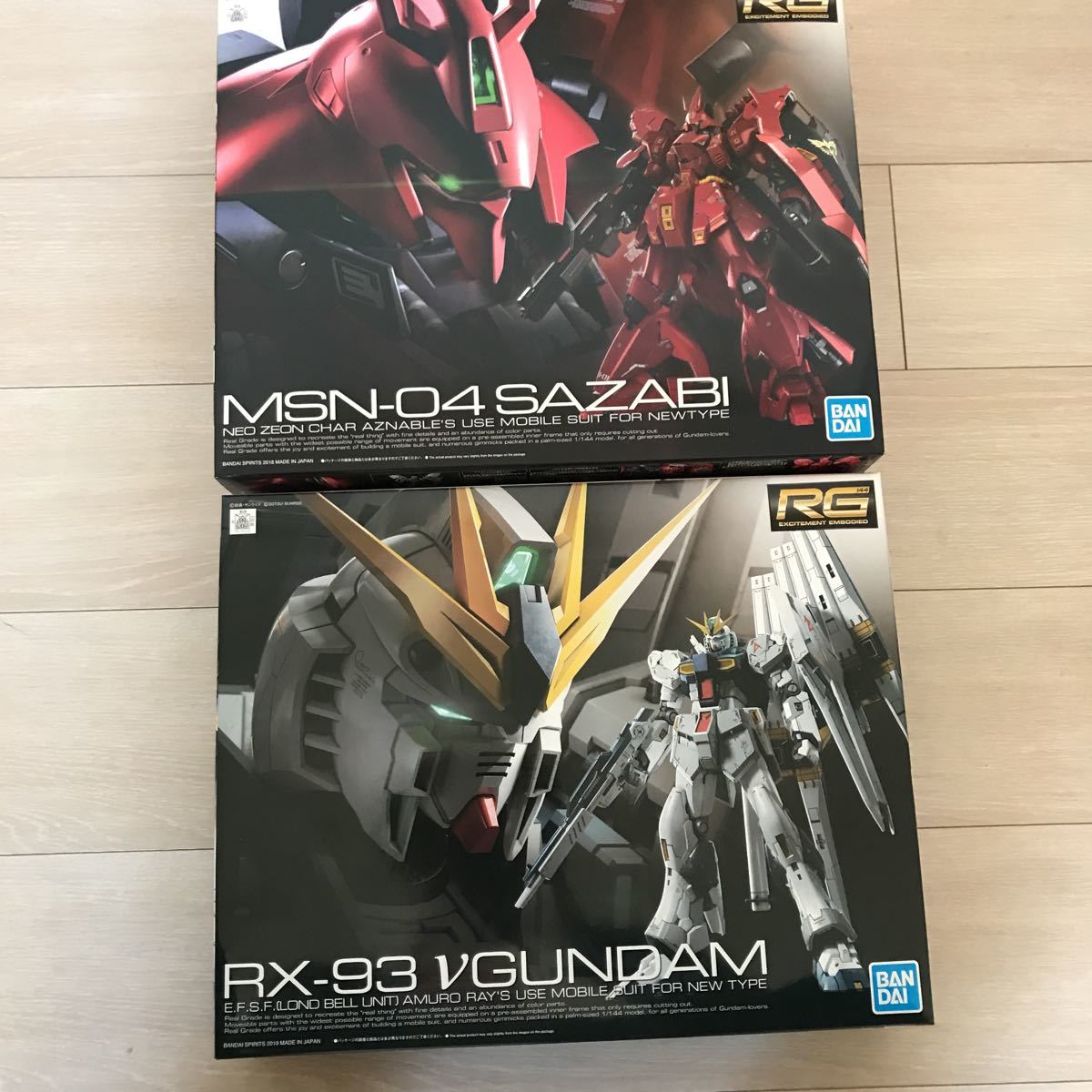 ガンダム 2点組み 新品未開封！ バンダイ 1/144 リアルグレード RG 
