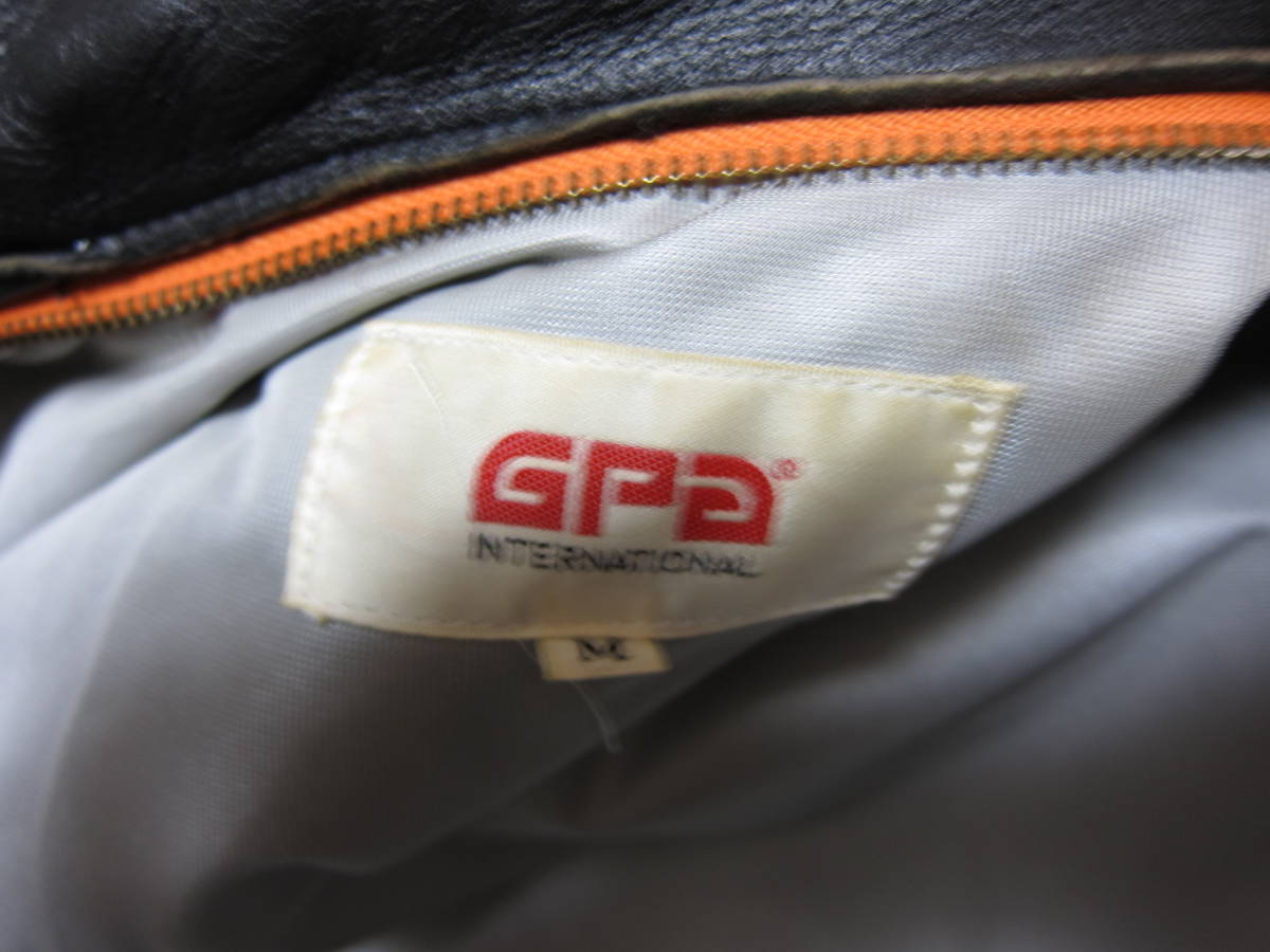 GPA メンズ Lレザーライダースジャケット ジーピーエー 牛革 GPA
