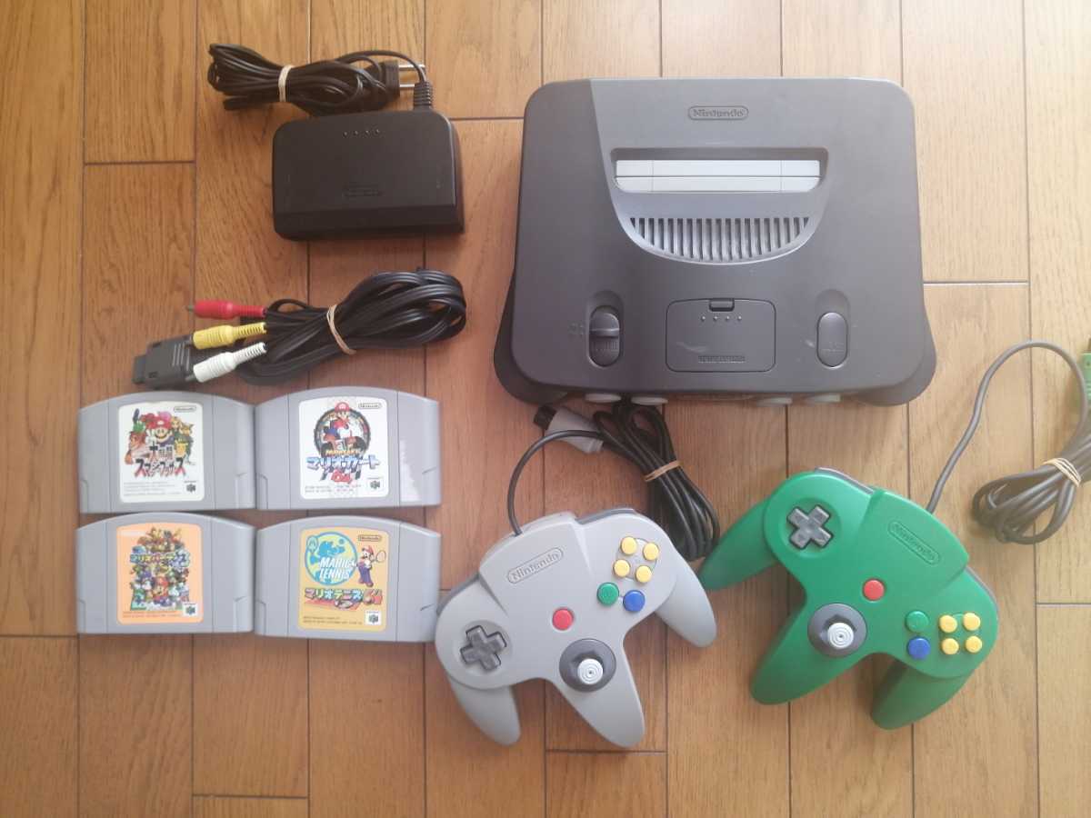 【定番，大人気】 N64 ニンテンドー64 本体 コントローラー ソフト NINTENDO64 任天堂 ニンテンドウ64(本体、アクセサリー)｜売買されたオークション情報、yahooの商品情報をアーカイブ公開 - オークファン 本体、アクセサリー