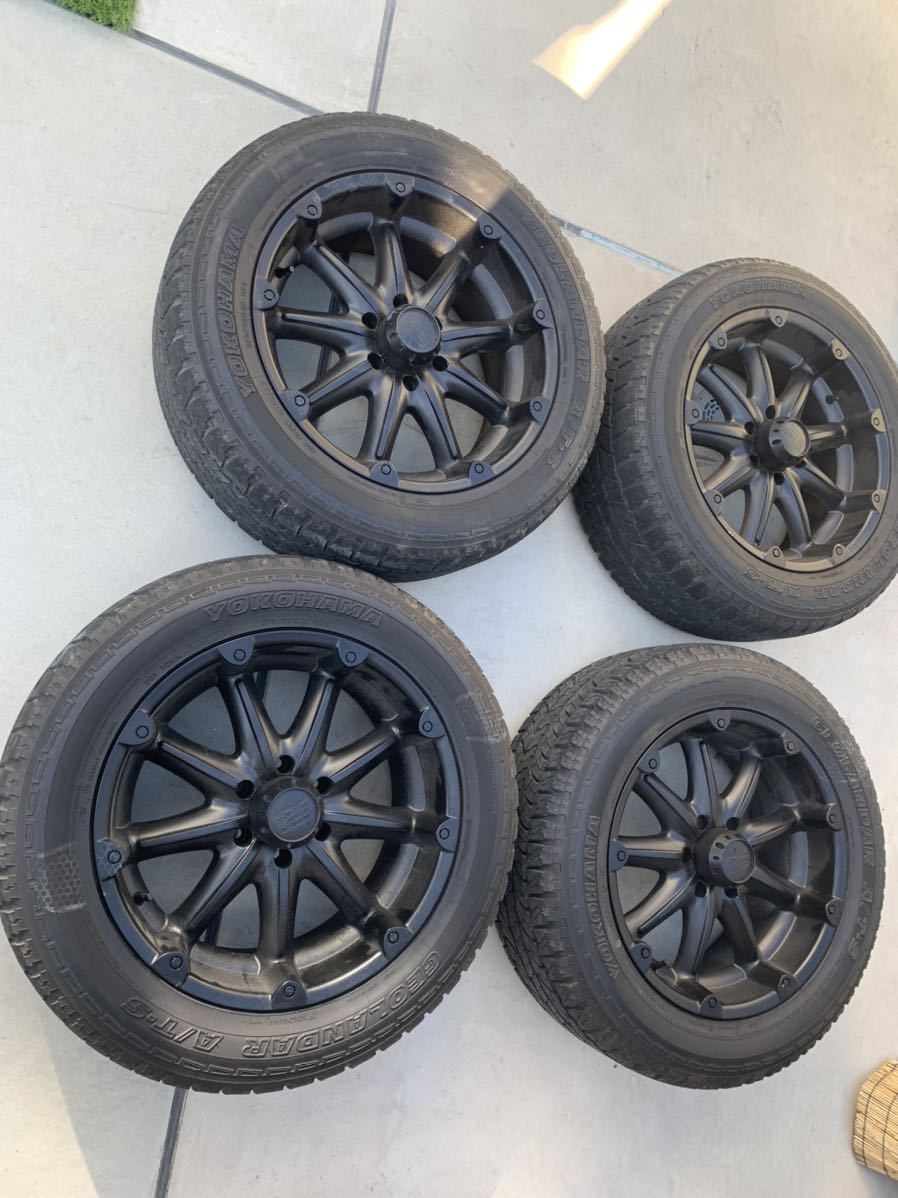 直接引取り限定 kmc 20インチ ホイール 4本セット YOKOHAMA GEOLANDAR 