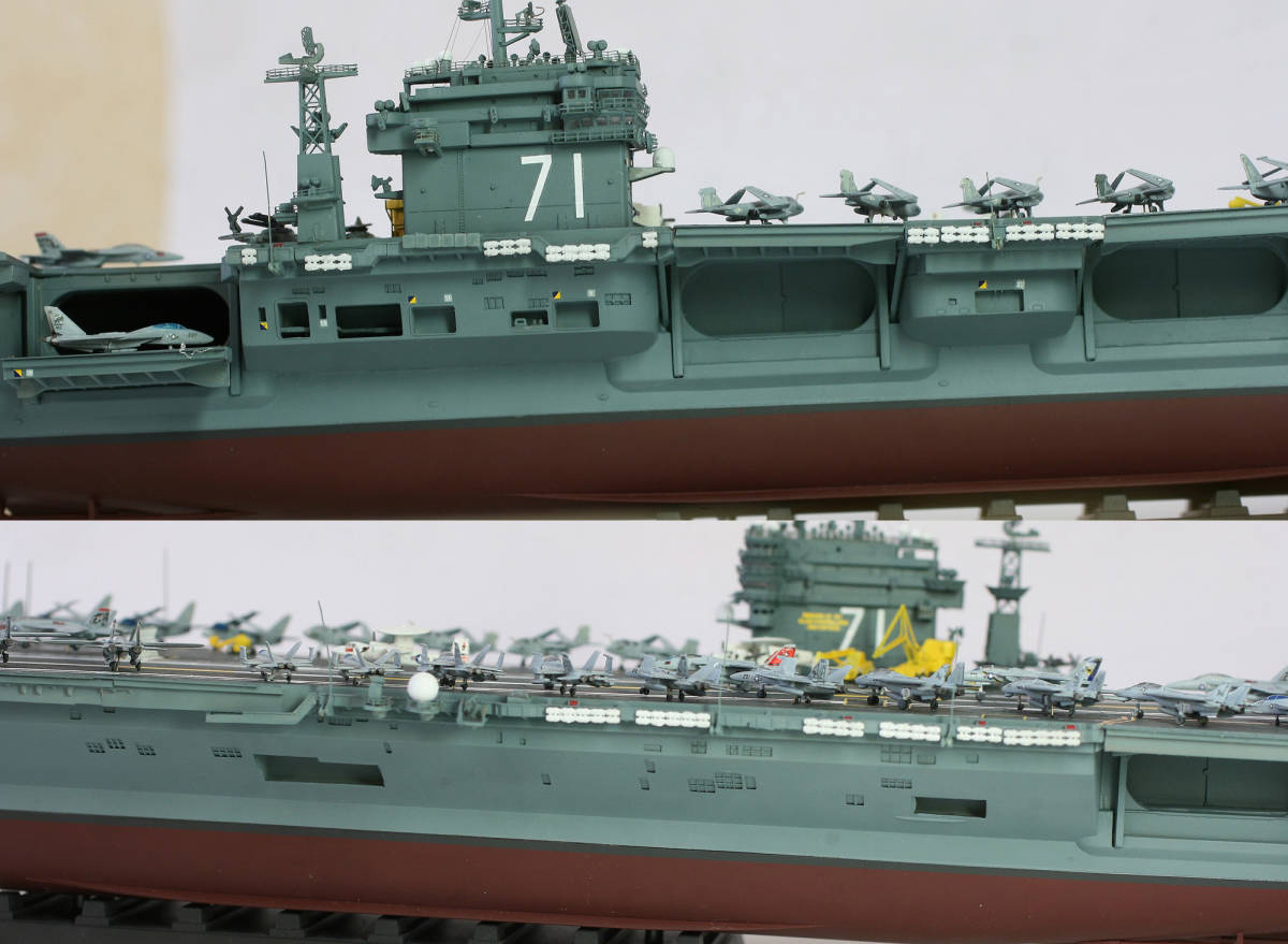 ピットロード1/700ニミッツ級空母セオドアルーズベルト Amazon | ピットロード 1/700 米国海軍 原子力空母 ニミッツ級 CVN-68