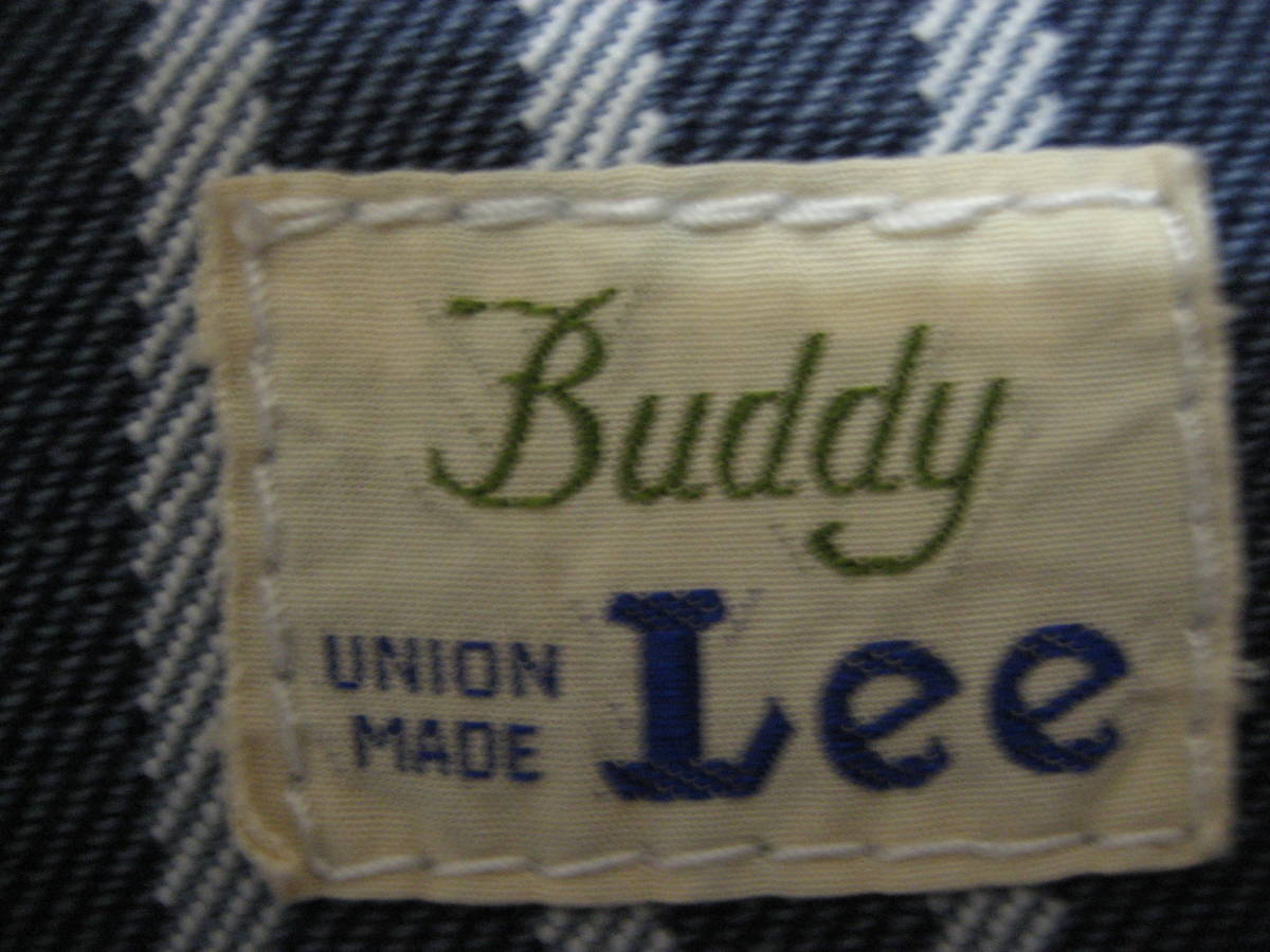 希少品！Buddy LeeヒッコリーカバーオールジャケットMバディーリー
