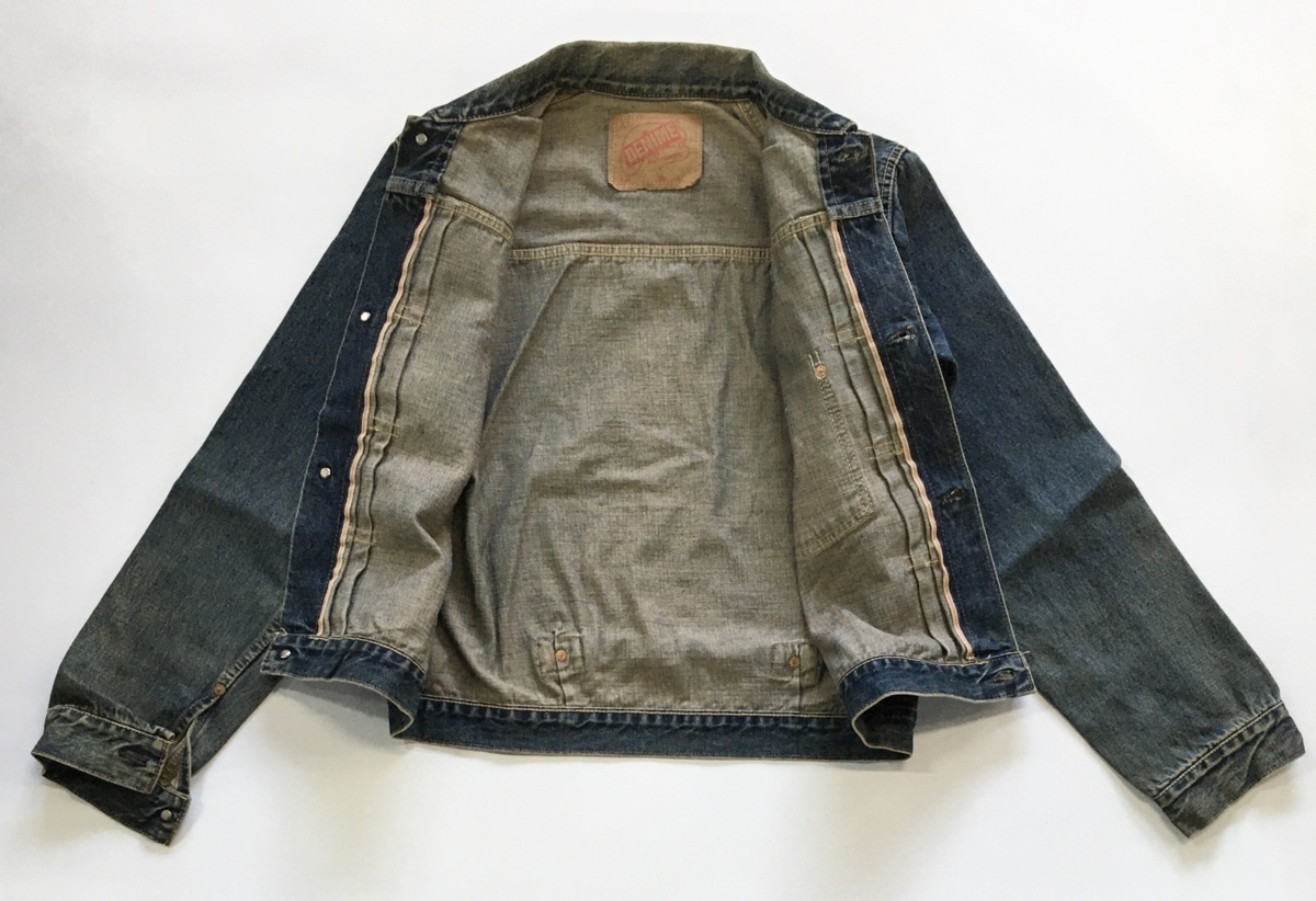 ☆DENIME ドゥニーム 1stモデルmodel ジージャン デニム ジャケット 