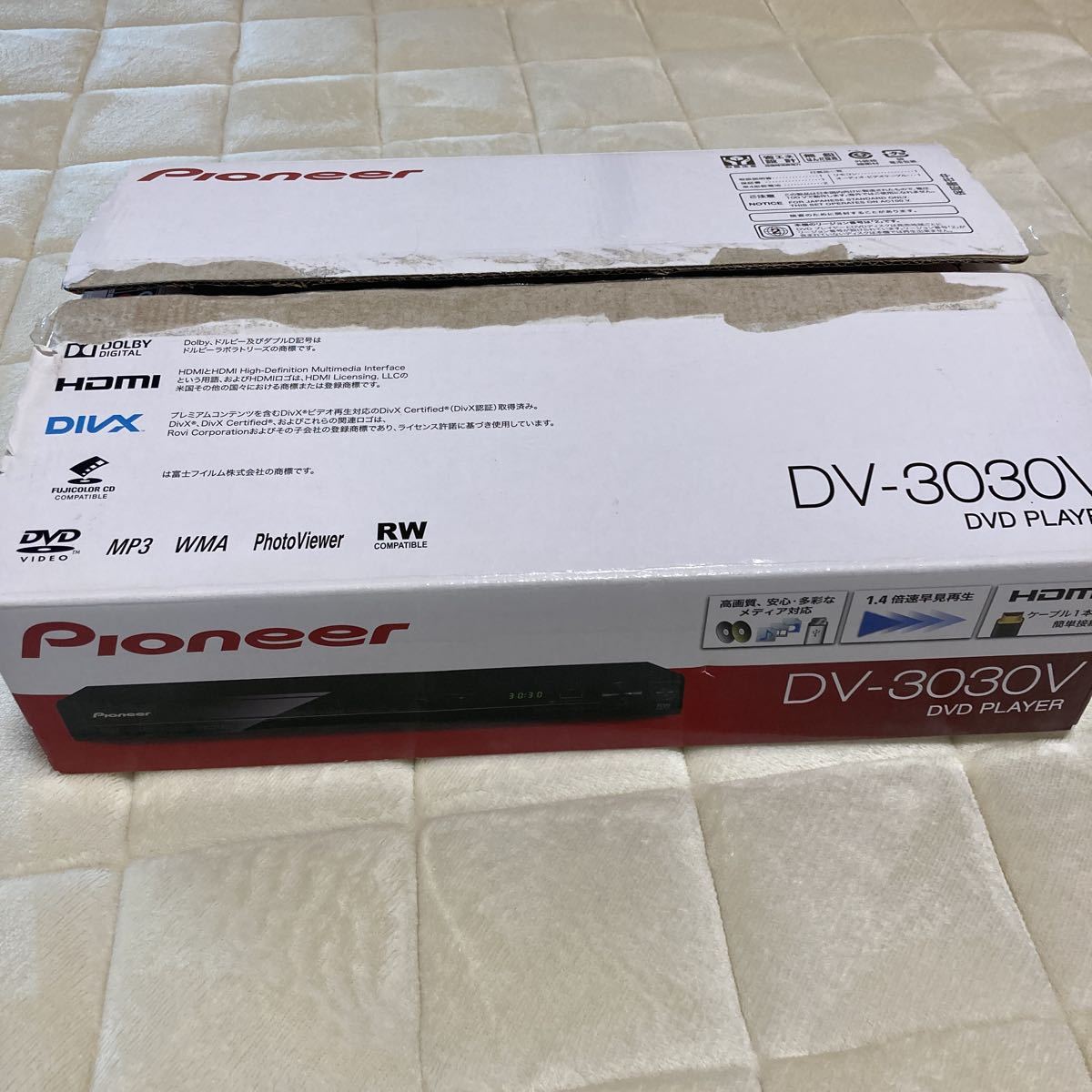 新品パイオニアDV-3030V DV-3030V DVDプレーヤー Pioneer ⭐️Pioneer