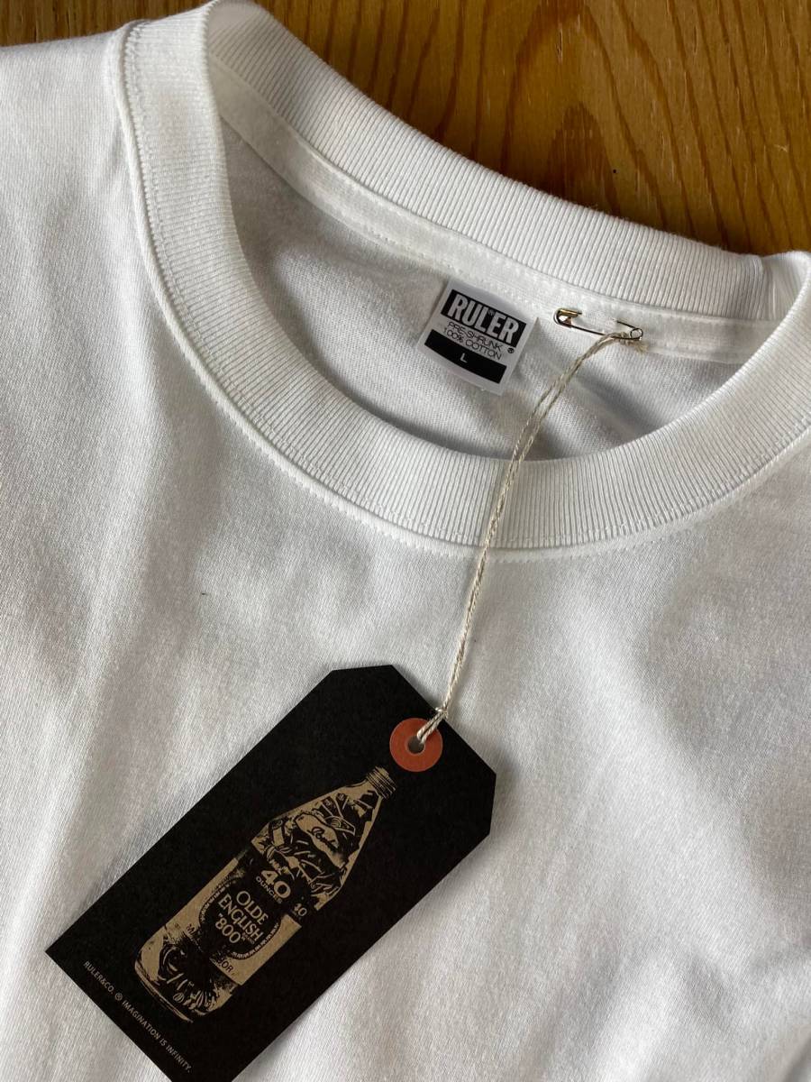 定価6 600円 Ruler ルーラー Cbhb 3 4 Sleeve Fat Tee 7分tシャツ ホワイト Lサイズ その他 売買されたオークション情報 Yahooの商品情報をアーカイブ公開 オークファン Aucfan Com