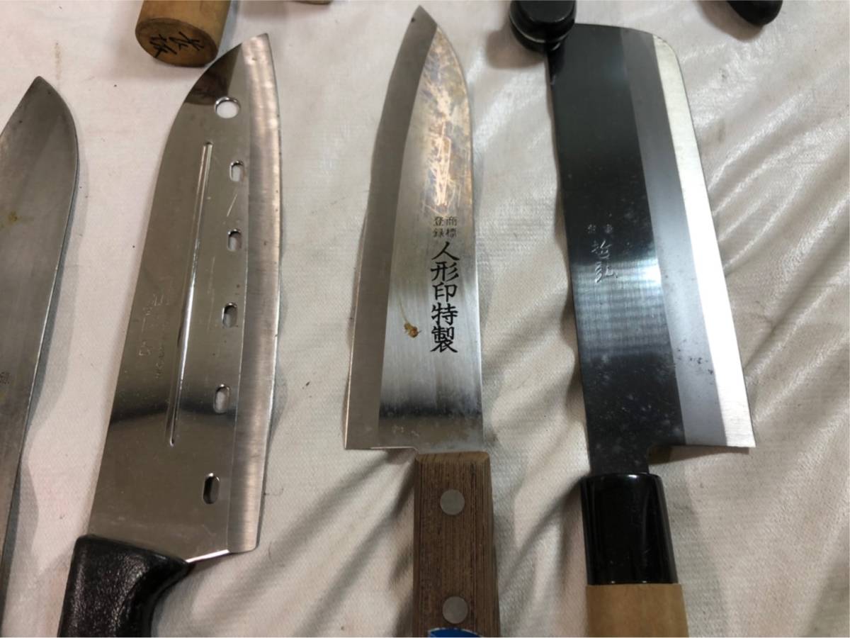 [正明]　薄刃包丁　DH00102 正明] 薄刃包丁 DH00102 正明] 薄刃包丁 DH00102 H-202 [古い和包丁