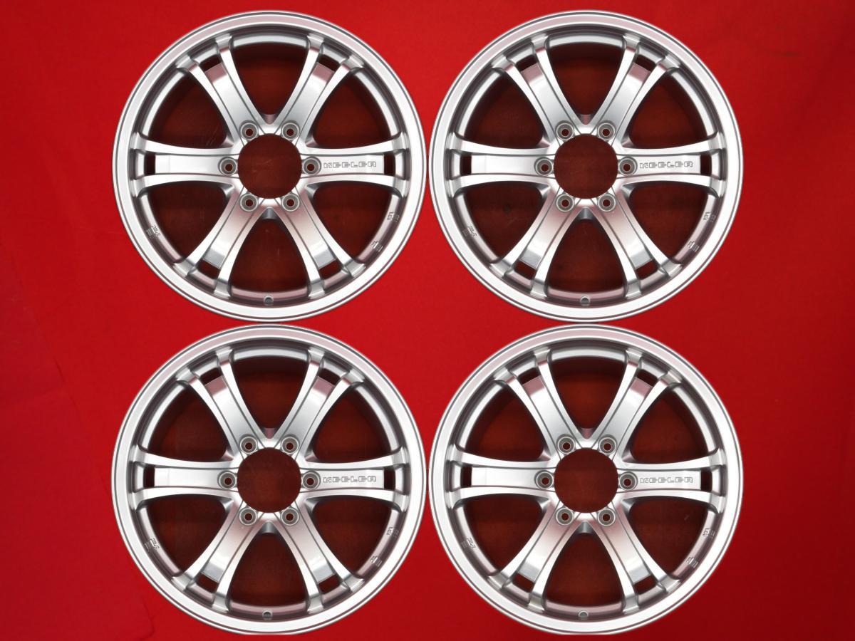 WEDS ウェッズ KEELER FORCE 6スポーク ホイール 4本 8J-18 PCD139.7 6
