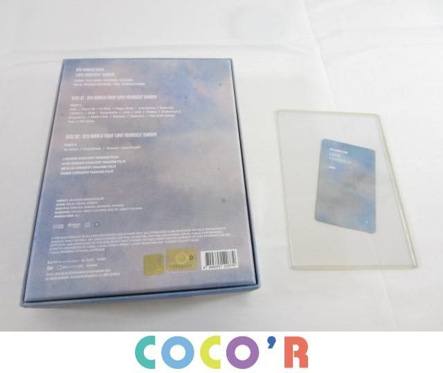 同梱可】中古品 韓流 防弾少年団 BTS WORLD TOUR LOVE YOURSELF EUROPE