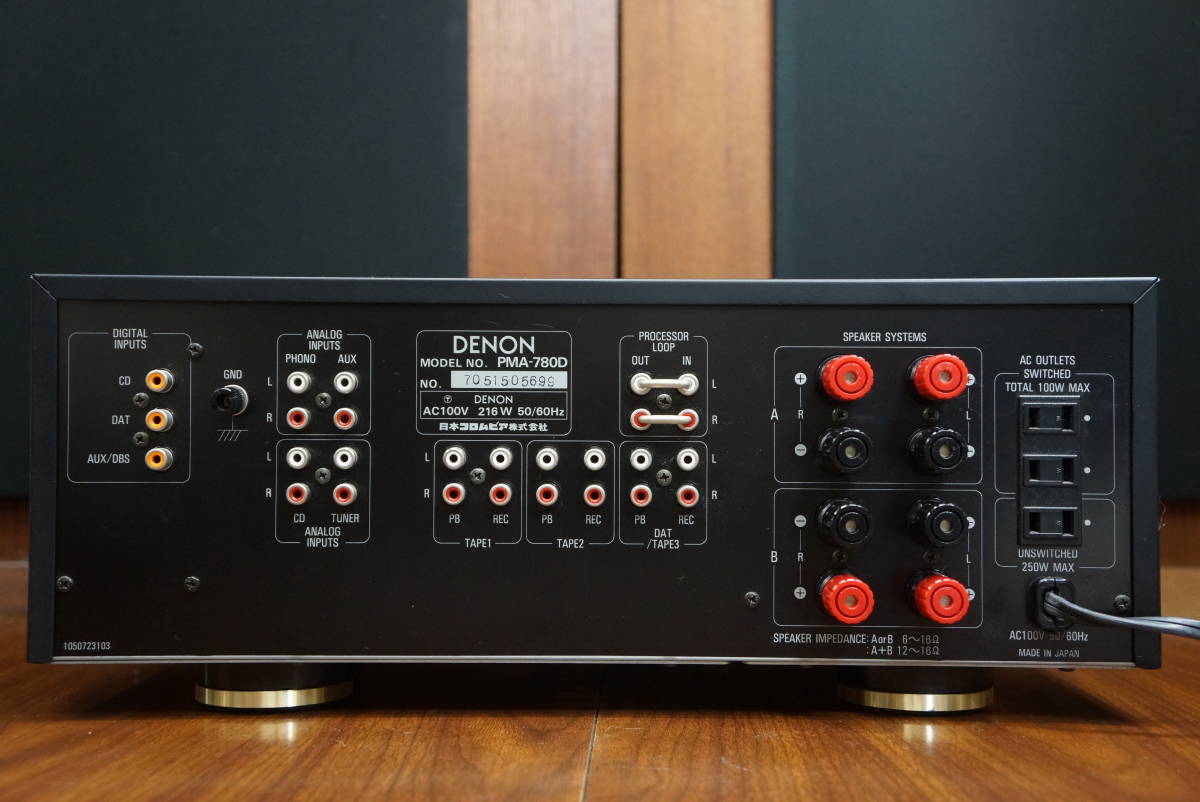 DENON PMA-780D プリメインアンプ DENON PMA-780Dの仕様 デノン/デンオン