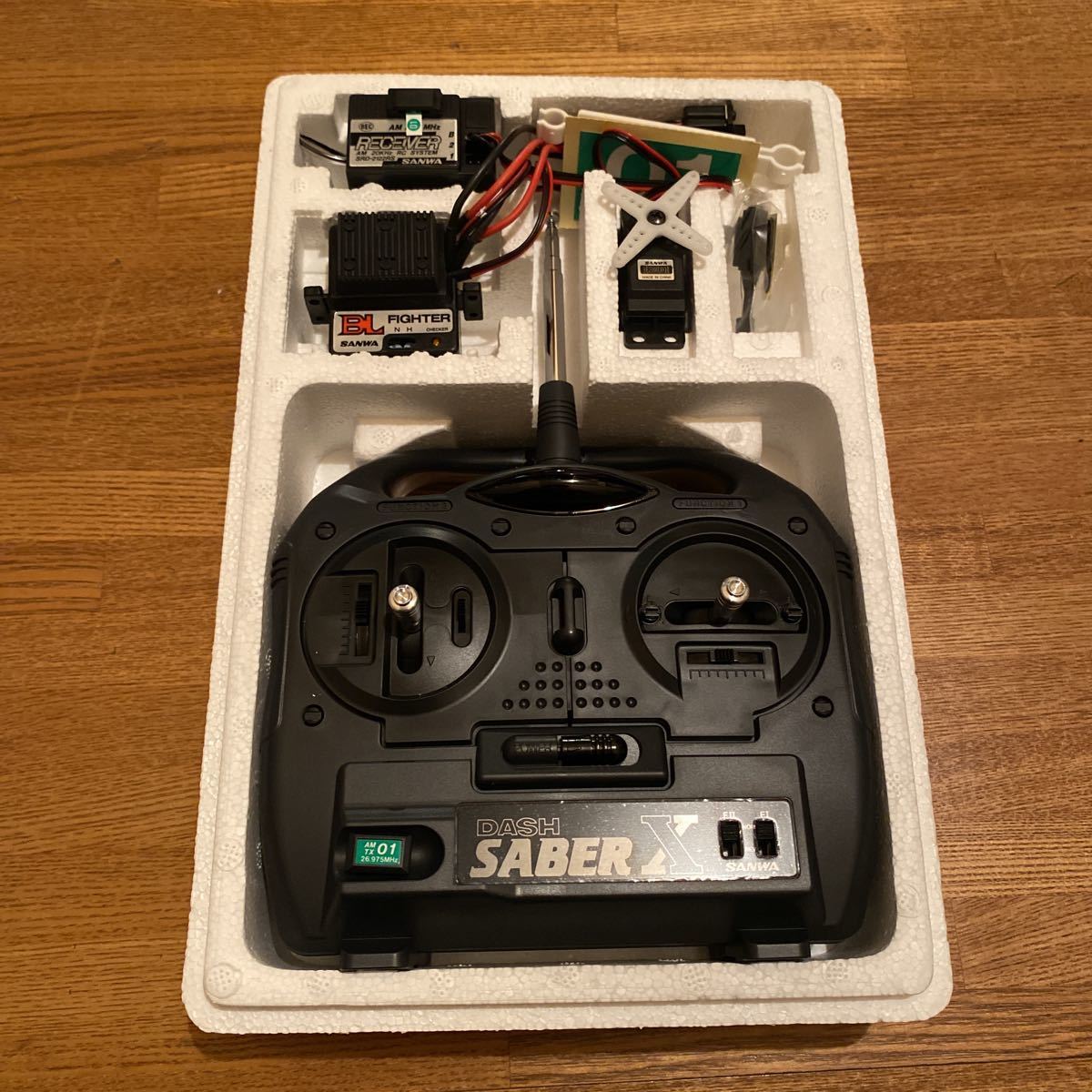 サンワ New DASH-S - SANWA 当時物 プロポ 希少新品未使用 動作未確認