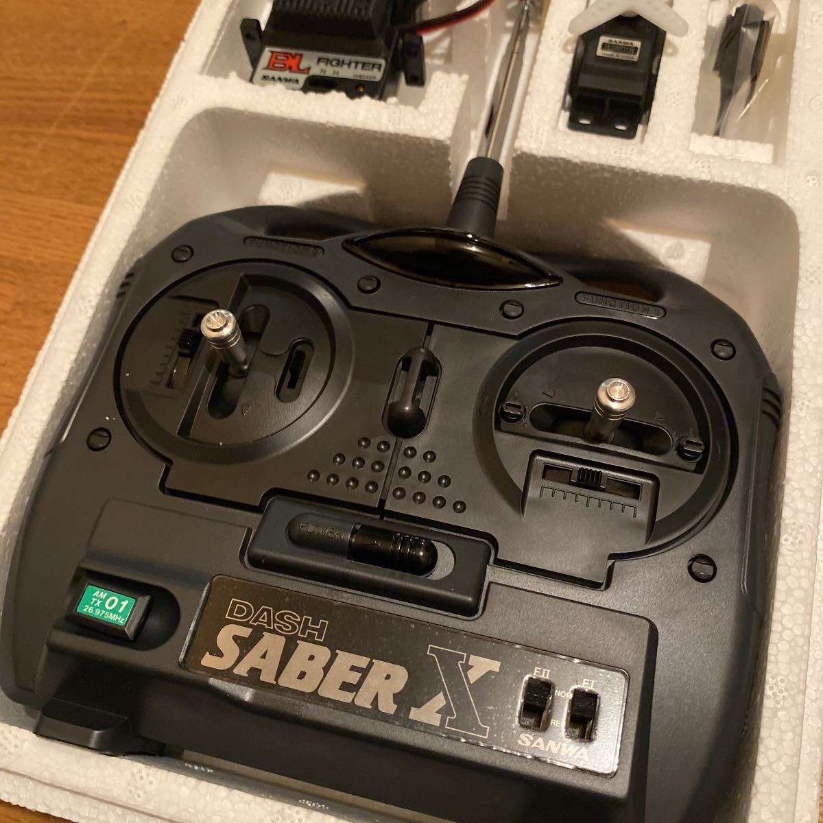 サンワ New DASH-S - SANWA 当時物 プロポ 希少新品未使用 動作未確認