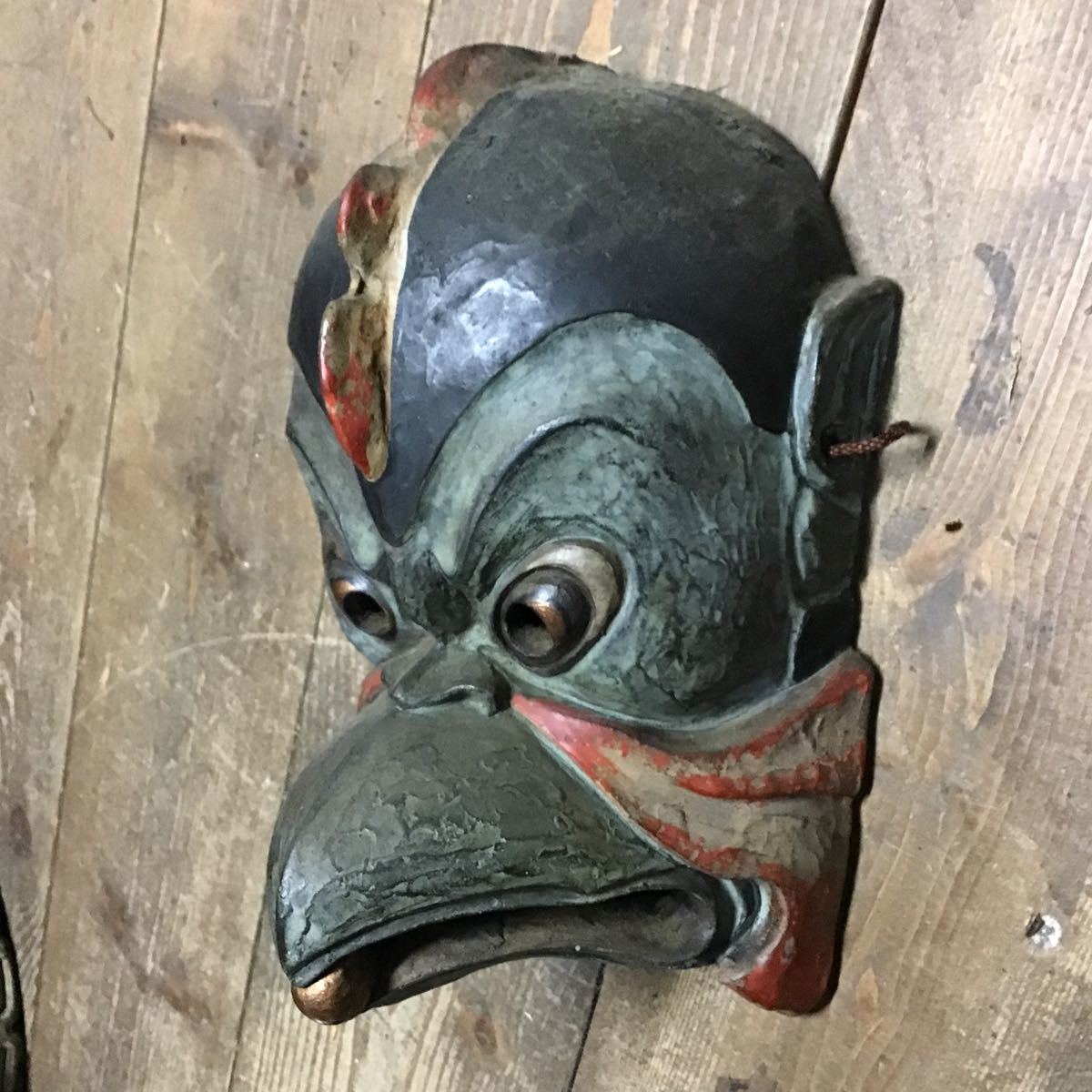 烏天狗 カラス天狗 お面 時代の一品 お面 神楽面 能面 烏天狗 カラス 