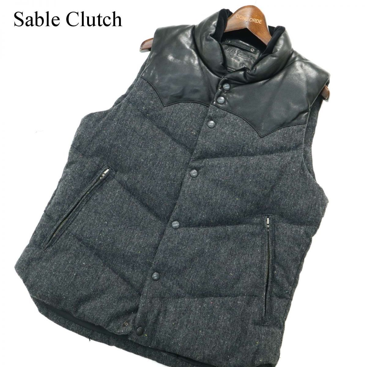 SABLE CLUTCH セーブルクラッチ 牛革 リアル カウ レザー ヨーク切替 