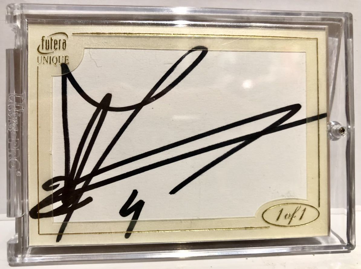 2004 futera UNIQUE 1of1 Claude Makelele マケレレ 1/1 auto 直筆 
