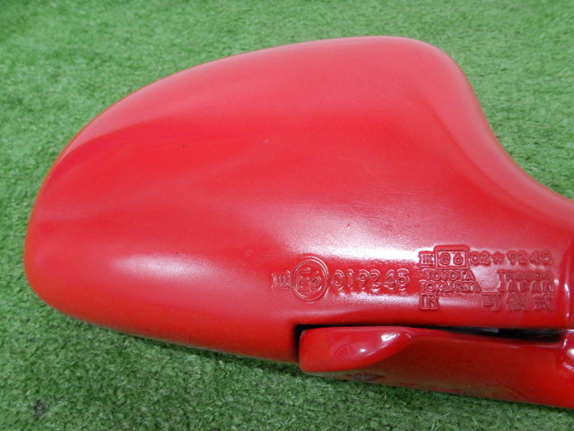 09]MR2 SW20 Ⅲ型 GT / 右ドアミラー / 87910-17180-D0 / 3E5 スーパーレッドⅡ / 電動格納 OK / TR8804 / サイドミラー【672210】A MR2 ドアミラー 純正 -(mr2 sw20)(ドアミラー)の中古品 公式通販