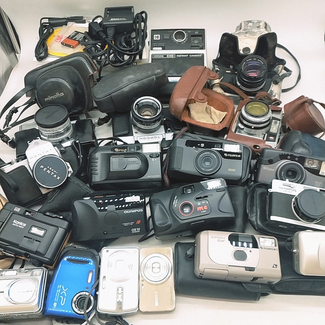 得価，定番人気 p150 1円スタート カメラ まとめ 大量 デジカメ フィルムカメラ OLYMPUS PENTAX Konica minolta FUJI ジャンク(その他)｜売買されたオークション情報、yahooの商品情報をアーカイブ公開 - オークファン その他
