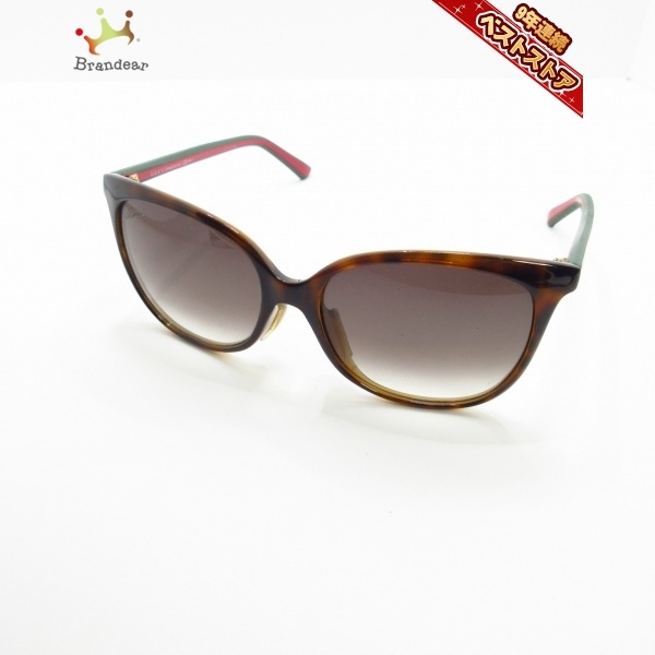 グッチ GUCCI GG3665/F/S - プラスチック×ラバー 黒×レッド×グリーン 