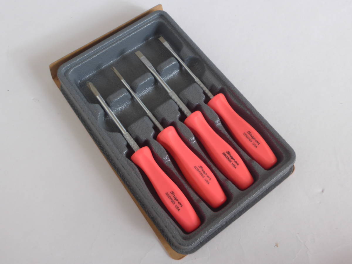 スナップオン ミニドライバーセット ４本セット 当時物 旧グリップ(ドライバーセット)｜売買されたオークション情報、yahooの商品情報をアーカイブ公開 - オークファン ドライバーセット