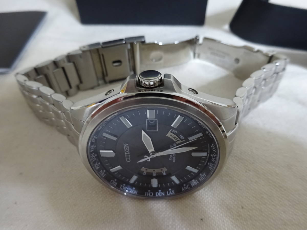 シチズン CITIZEN パーフェックスマルチ3000 Eco-Drive 電波時計 