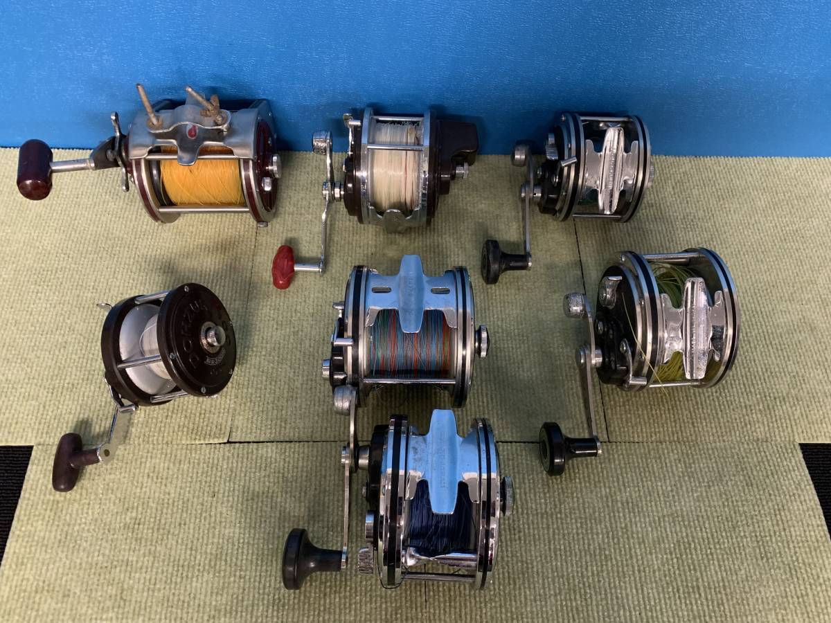 OLYMPIC，DOHZUKI， RYOBI 電動リール 7台セット まとめて ジャンク品