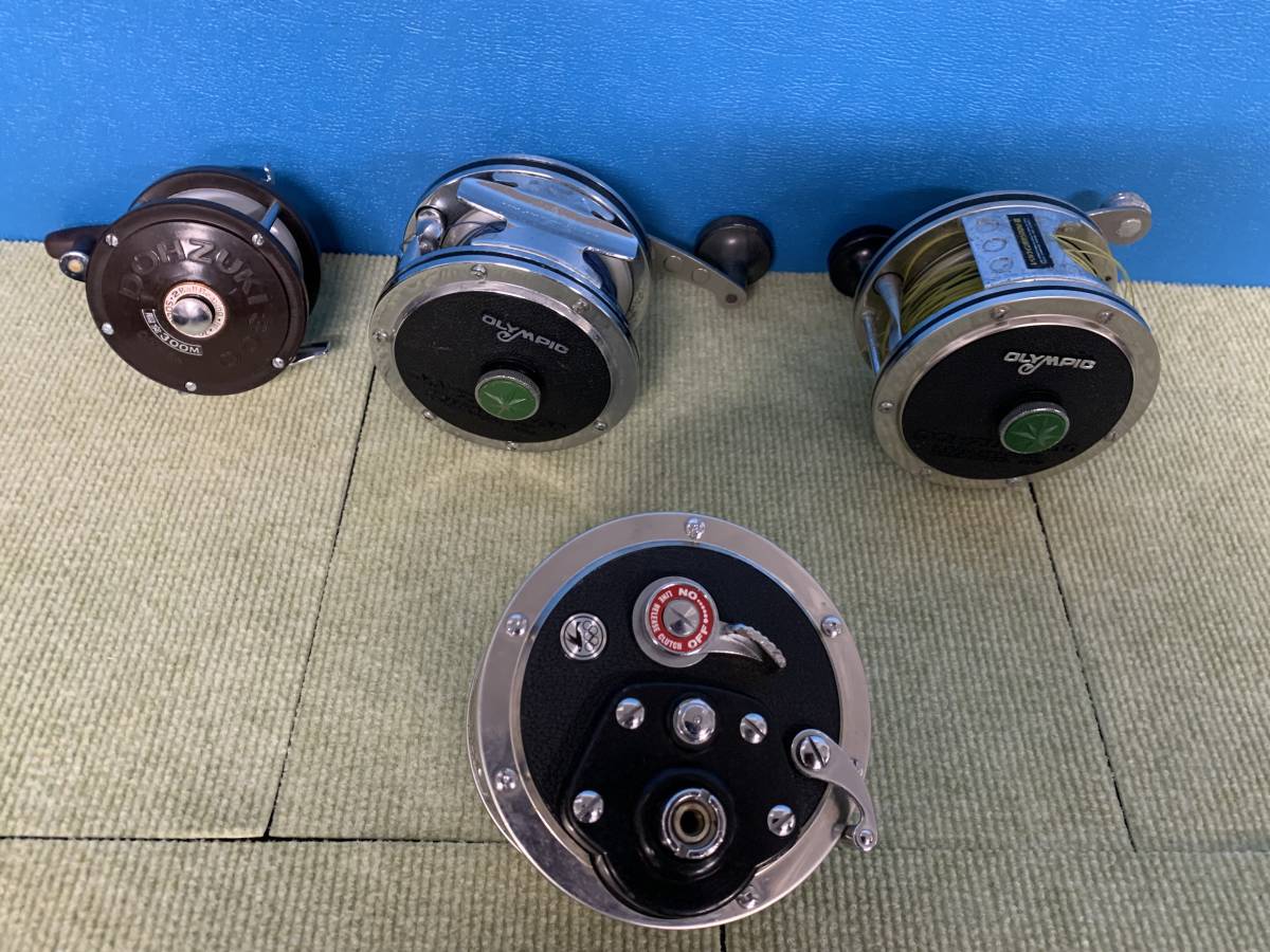 OLYMPIC，DOHZUKI， RYOBI 電動リール 7台セット まとめて ジャンク品