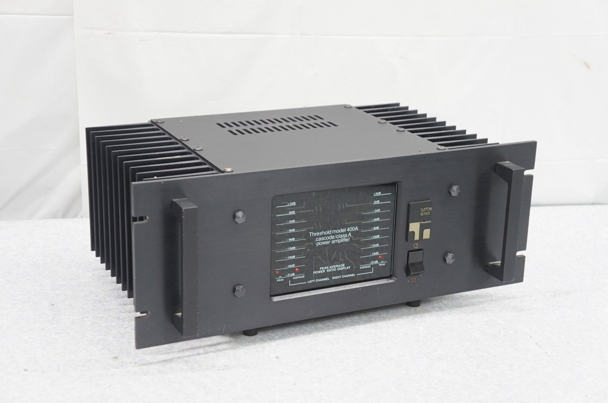 【限定SALE，本物保証】 Threshold スレッショルド Model 400A パワーアンプ a256417Sz(その他)｜売買されたオークション情報、yahooの商品情報をアーカイブ公開 - オークファン その他