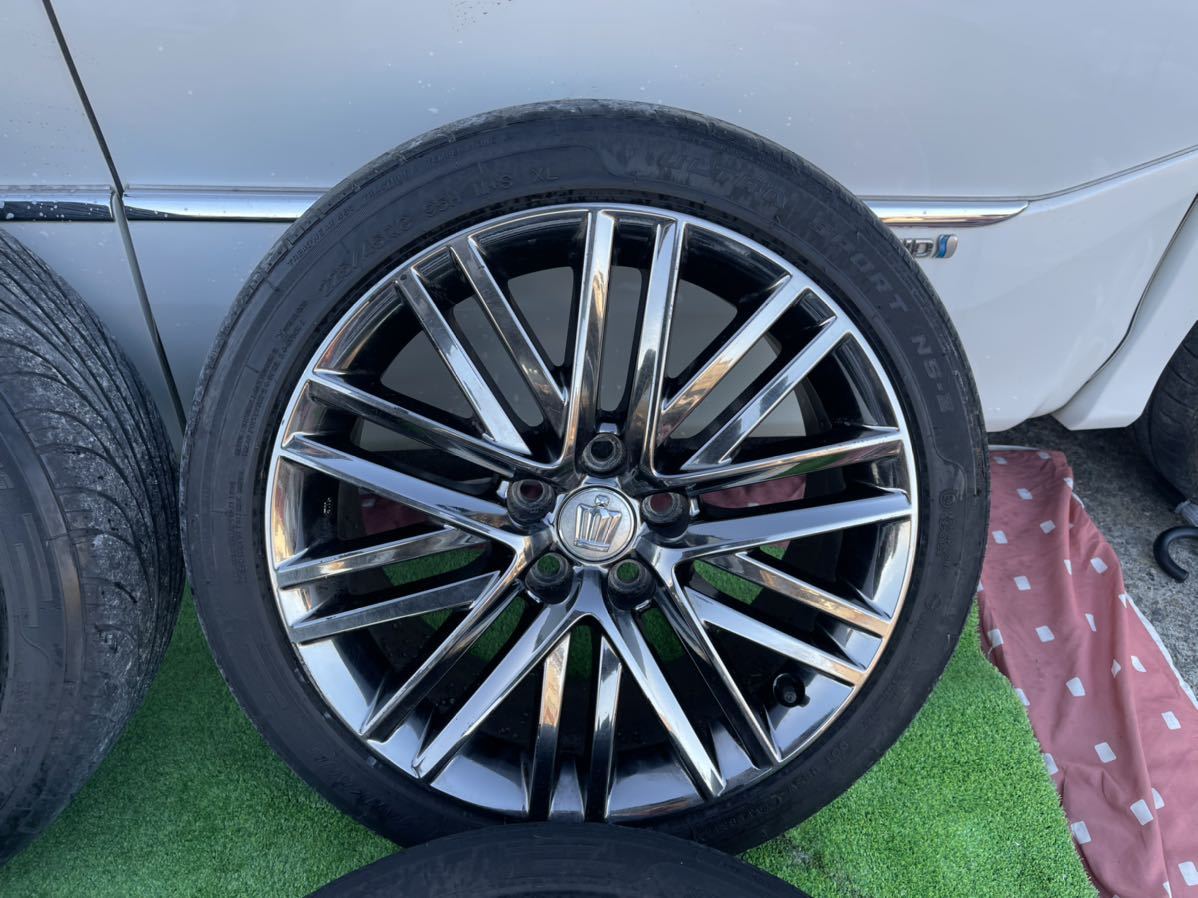 クラウン アスリート 210系 225/45/18 トヨタ純正ホイール 4本セット