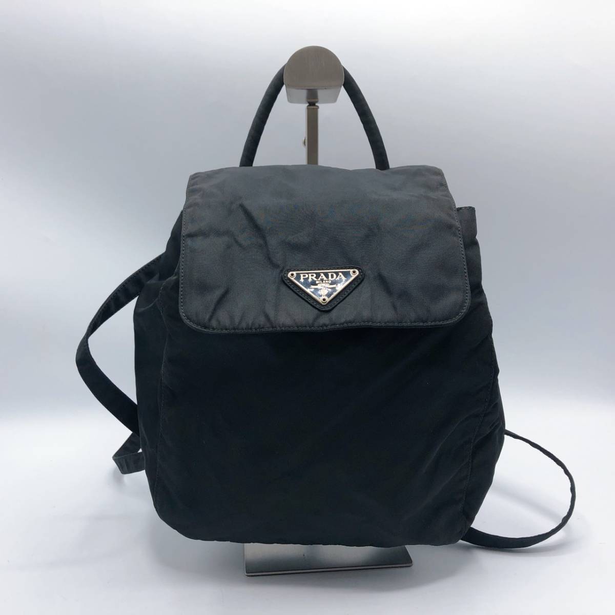 リュック PRADA プラダ ナイロン 三角プレート バックパック 三角ロゴ 