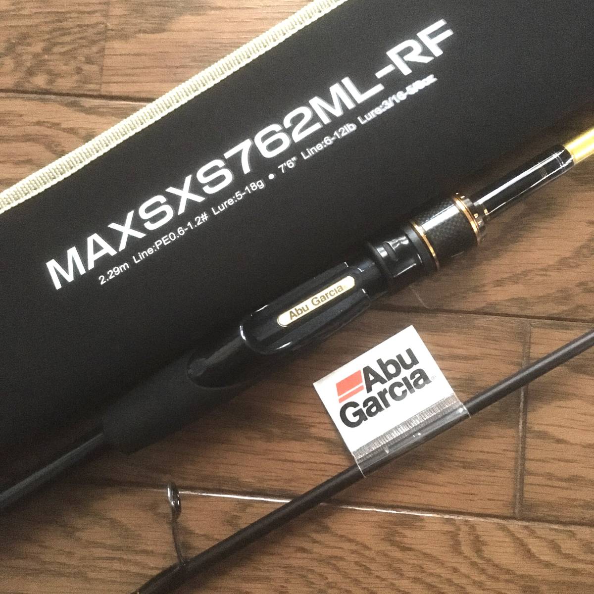 ◇アブガルシア 7.6ft(2.29m)スピニングロッド2ピース(ML) MAXSXS762ML 