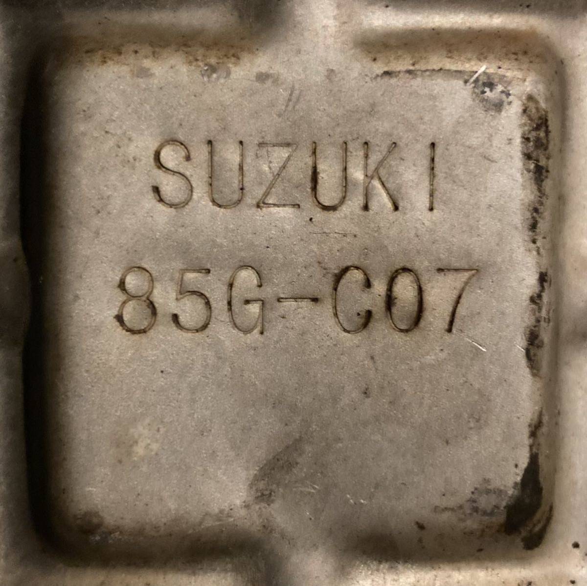 スズキ K6A 85G-C07 触媒 エキマニ 素材用!カット品!ジャンク品!