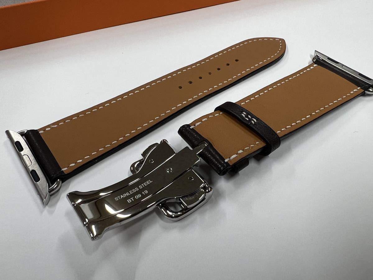☆即決 Apple Watch HERMES 45mm 44mm バレニア エベンヌ ディプロイ 