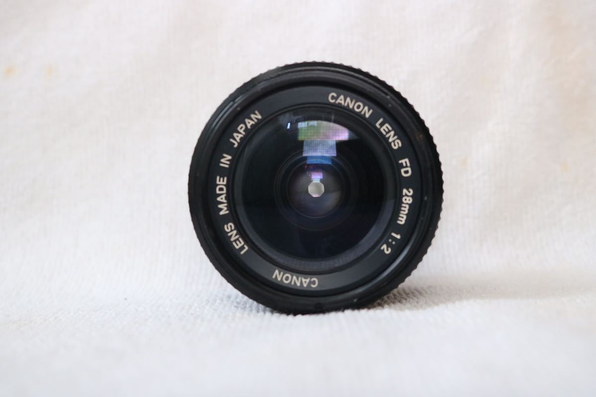 Canon New FD 28mm F2 単焦点 広角レンズ