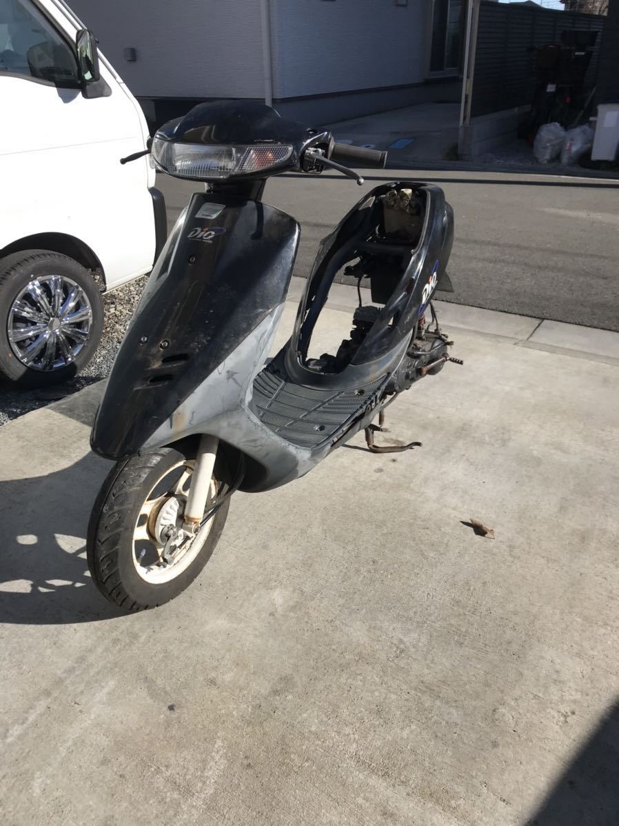 Yahoo!オークション 「ディオ」(部品取り車)(オートバイ車体)の ホンダ 