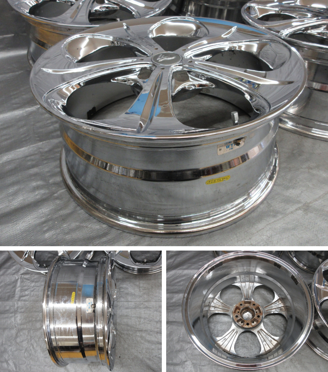□送料無料 A2□ SUZUKA BRAIN モンテカルロ VERGER LV 18×7.5J+48 5H 