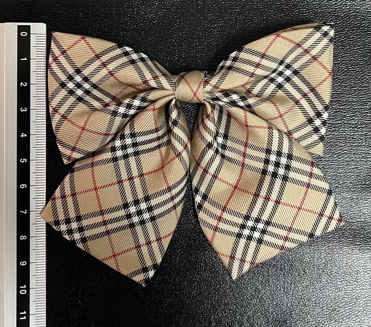 Burberry London バーバリー ノバチェック リボンタイ シルク 卒業式 