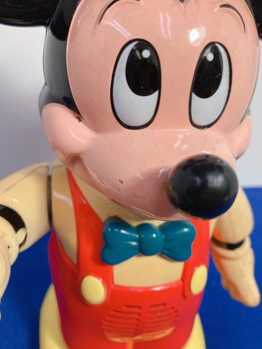 YA-10 ☆動作品☆ミッキーマウスなかよしジャンケン 1989 TOMY JAPAN 