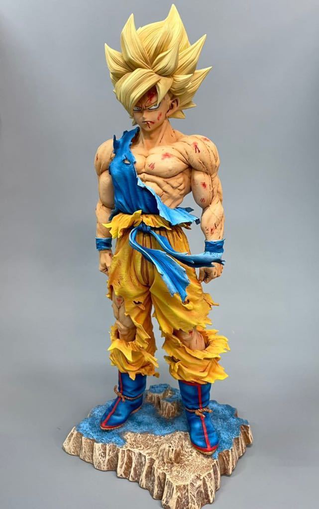 ドラゴンボールZ 孫悟空 フィギュア フルリペイント 台座制作 SMSP 