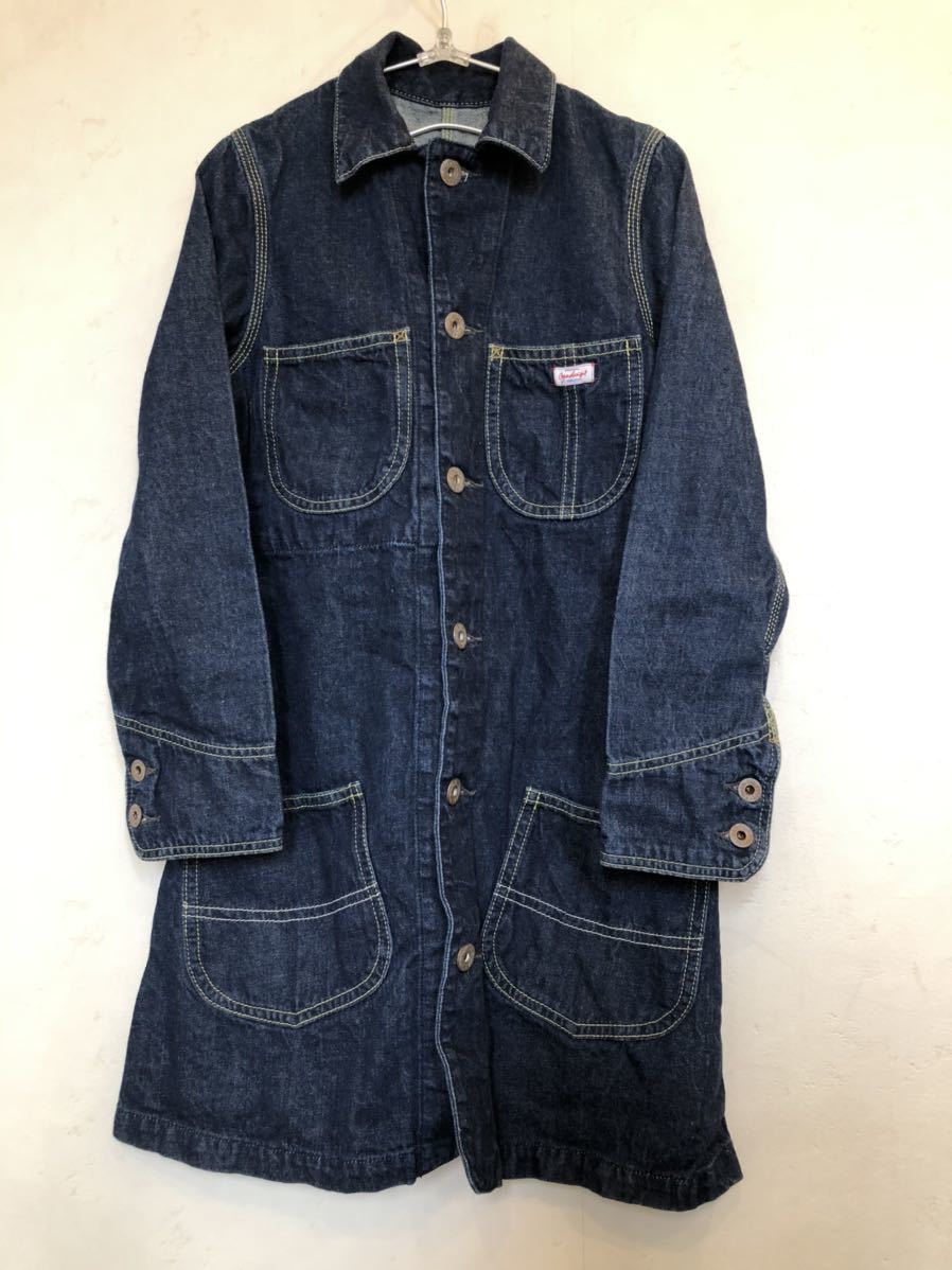 美品】Cepo セポ 濃紺デニムロングジャケットM☆デニムロングコート 