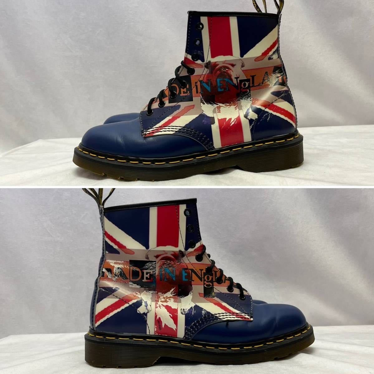 美品 Dr.Martens ドクターマーチン 8ホール レザー ブーツ UK8 27.0cm 