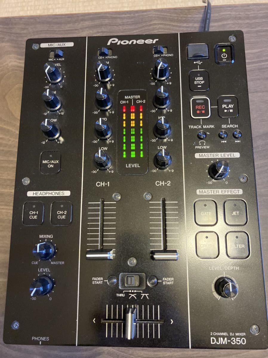 DJM-350 Pioneer - DJ Mixer mixer 2-channel effects DJM-350-W 2